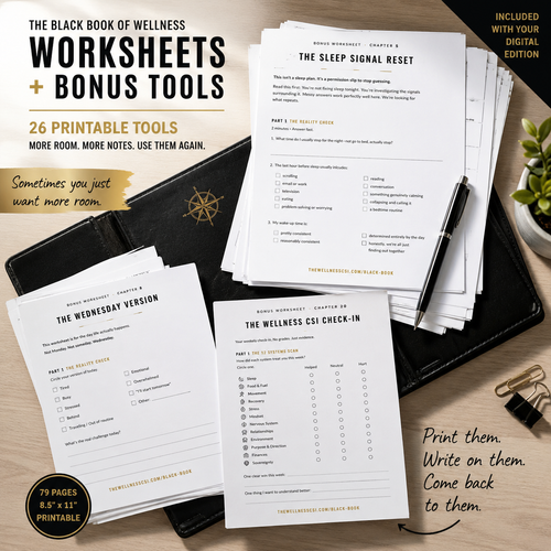 Printable worksheets and bonus tools included with the digital edition.